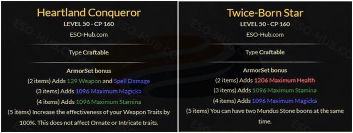 Best Training Gear to Wear in ESO - Heartland Conqueror and Twice-Born Star